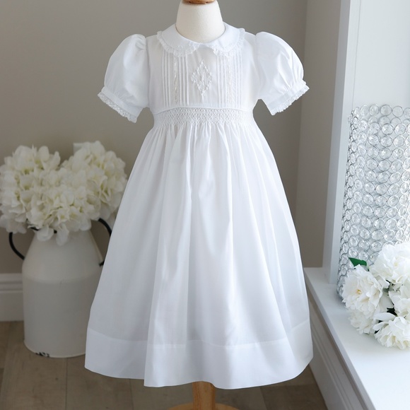 Feltman Brothers Other - Feltman Brothers White Dress Smocked Flower Girl Special Event Size 5 Like New